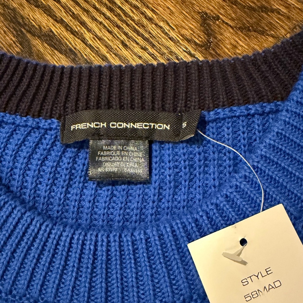 French Connection Multicolor Striped Crewneck Swe… - image 3